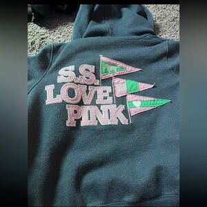 S.S LOVE vs PINK zip up, size womens L